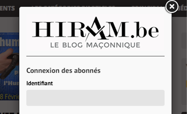 la nouvelle procédure d'abonnements à Hiram.be