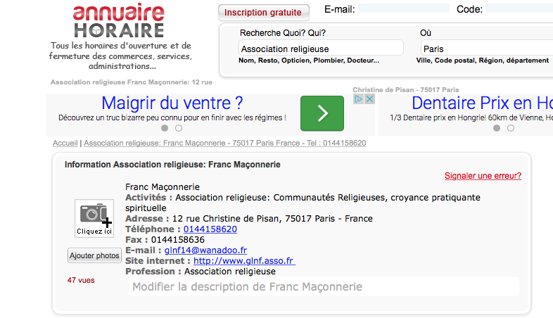 GLNF asso religieuse