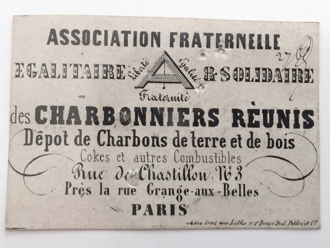 fraternelle charbonniers