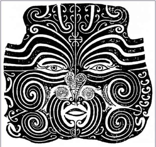 tatouage chef maori