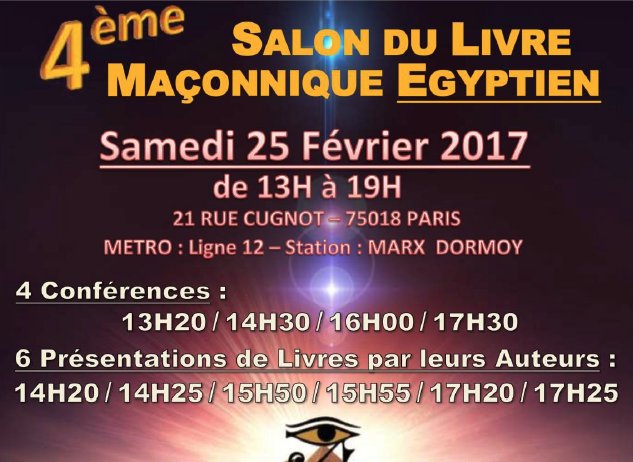 4e Salon livre egyptien