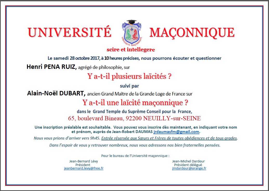 Université Maçonnique