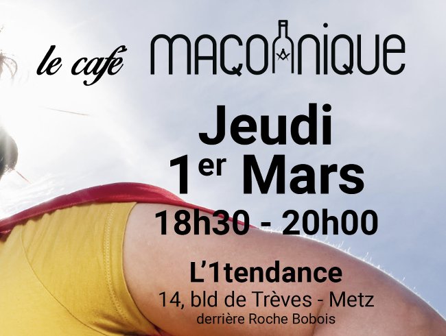 Cafe maconnique 1er mars