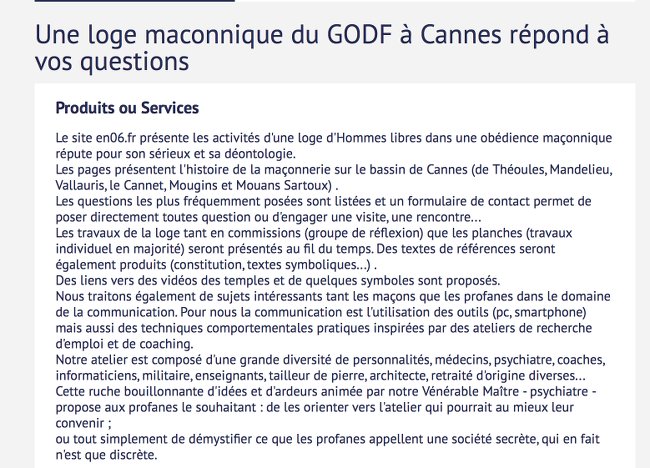 GODF Cannes rank