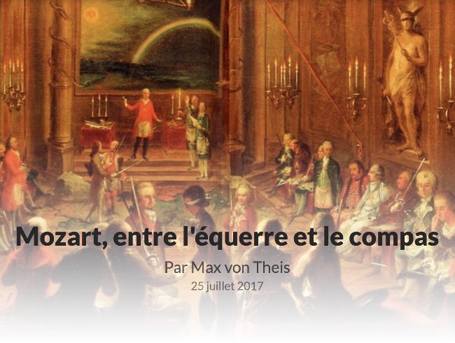 Mozart equerre et compas