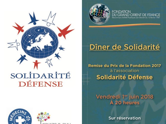 Diner Fondation GODF 2018