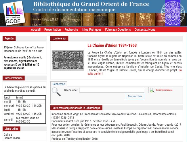 Bibliothèque GODF