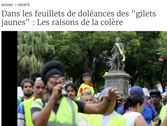 G Jaunes La Reunion