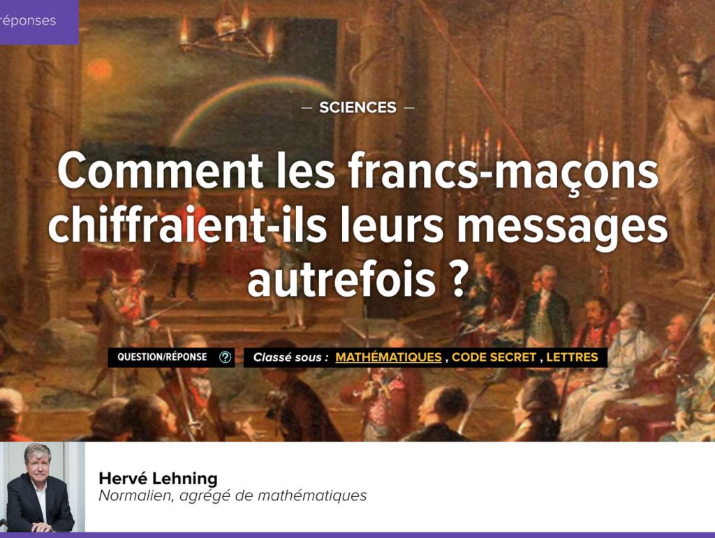 L'alphabet maçonnique trop simple ? Hiram.be — free download