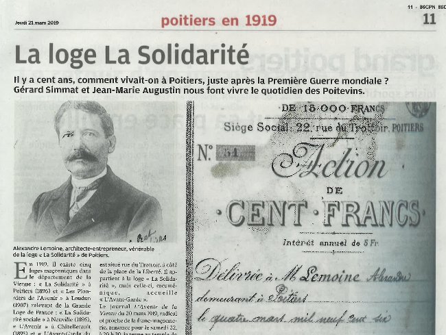 La solidarite Poitiers