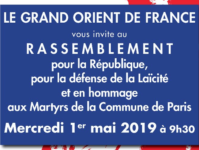 Rassemblement 1 mai 19