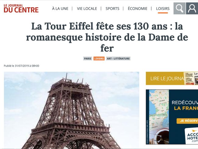 Et si on visitait la Tour Eiffel ailleurs qu'à Paris ? - Elle