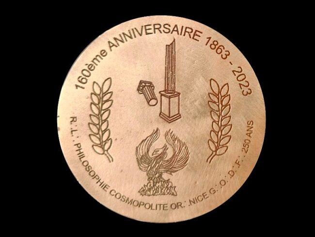 medaille 160 ans Nice