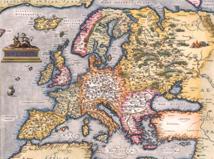 Carte Europe ancienne