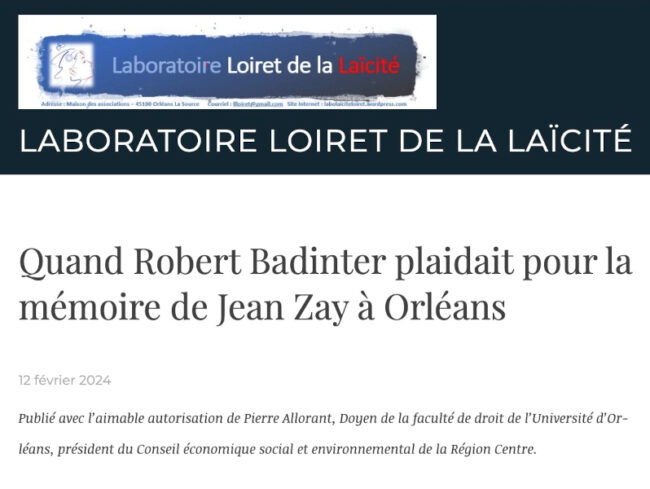 Loiret Laicite Badinter