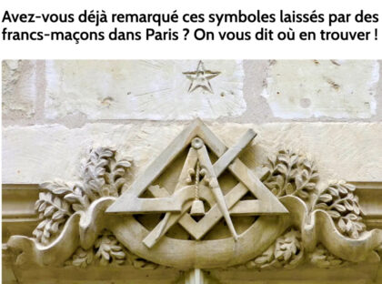 Symboles maconniques Paris