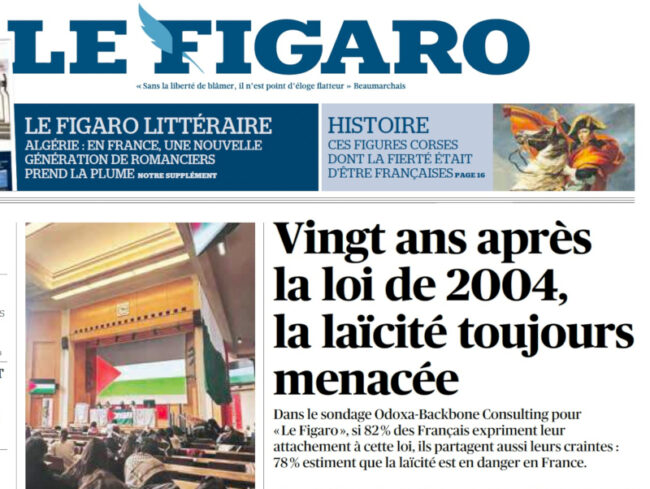 Laicite Figaro 130324