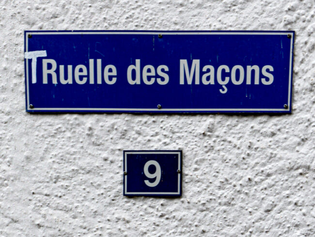 Truelle des macons