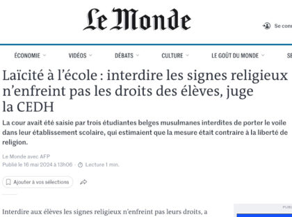 Le Monde du 16 mai 24