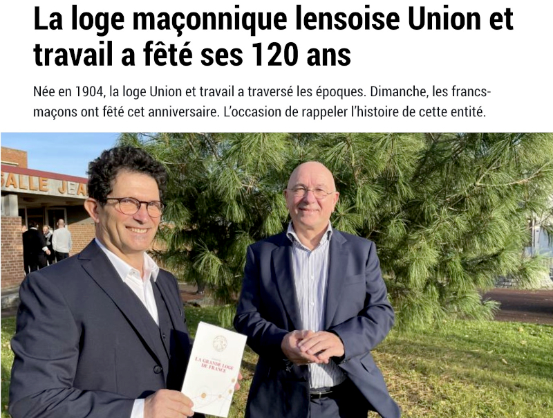 GLDF : Union et travail a fêté ses 120 ans - Hiram.be