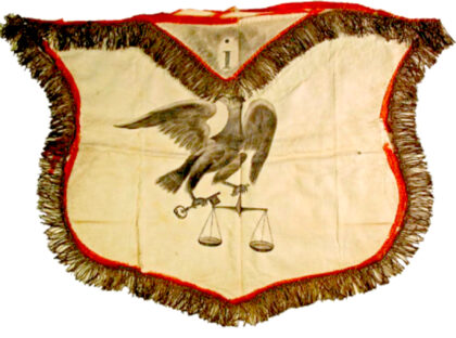 tablier Rose Croix REP