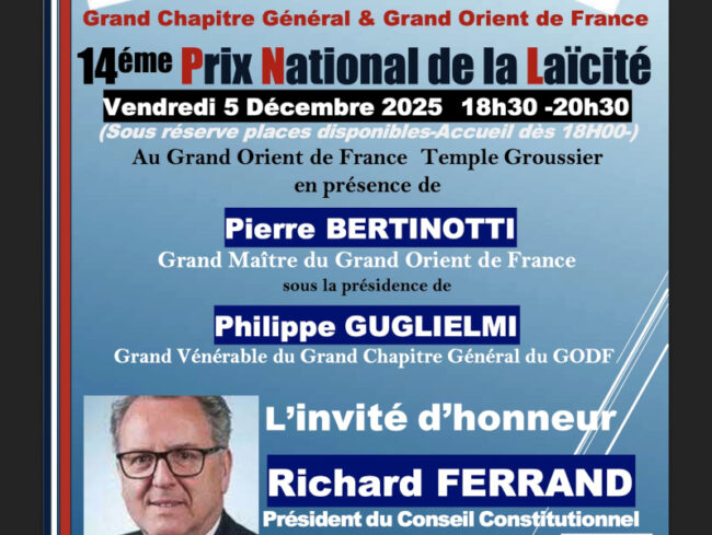 14e Prix laicite GCG