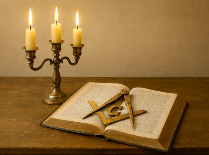 Chandelier bible et equerre