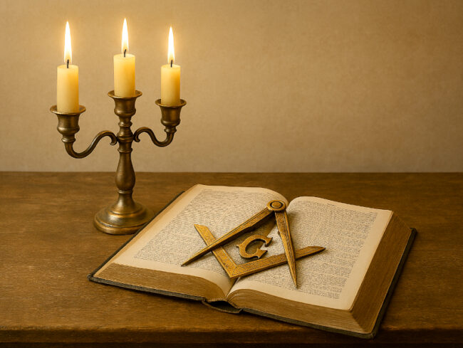 Chandelier bible et equerre