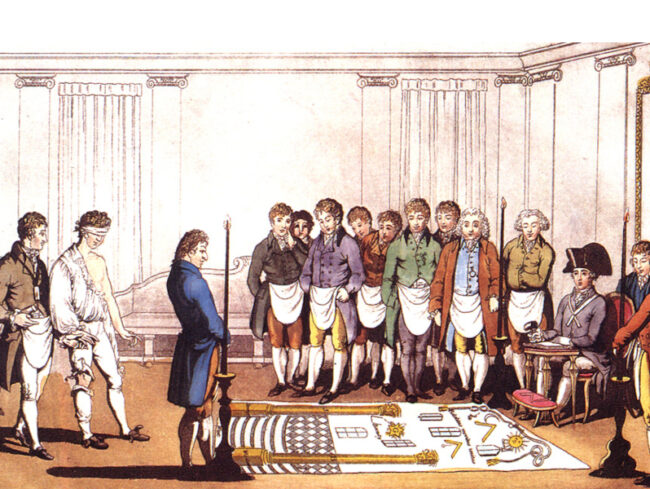 Freimaurer_Initiation XIXe