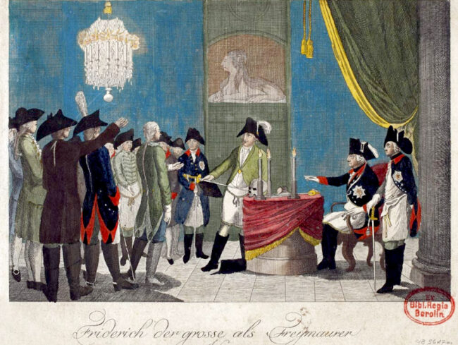 Friedrich II en tricorne