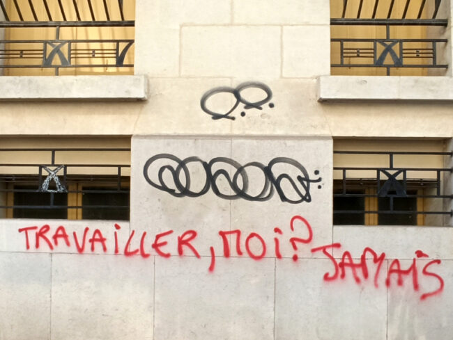 Travailler moi jamais