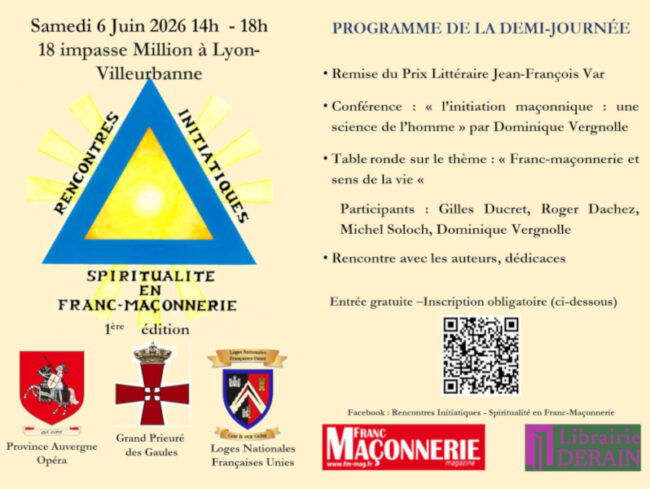 Rencontre Initiatiques 6 juin Lyon