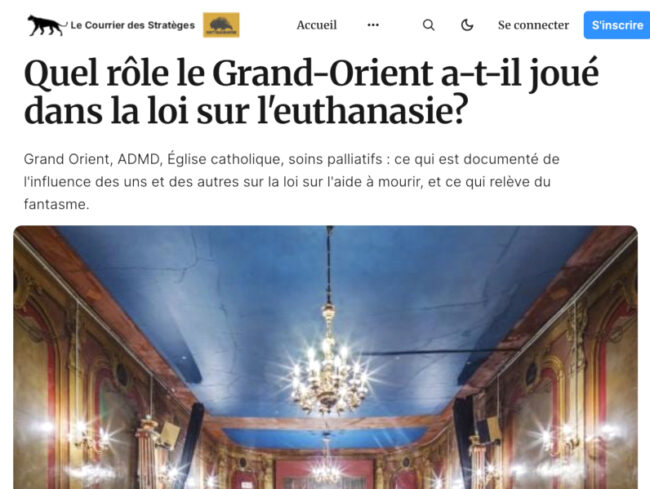 Courrier des Strateges 300626