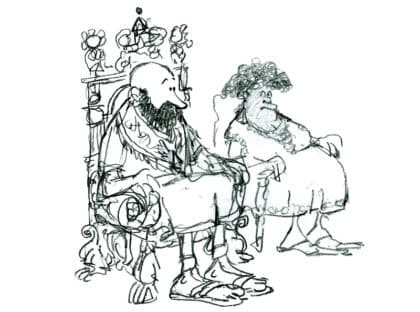Salomon et la reine de Saba F Morel