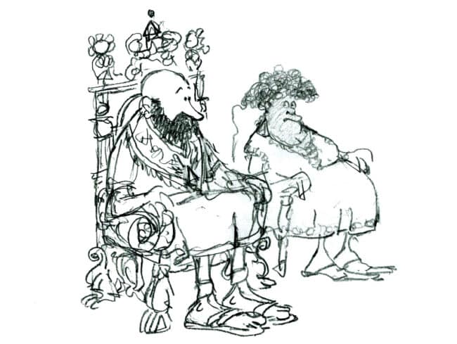 Salomon et la reine de Saba F Morel